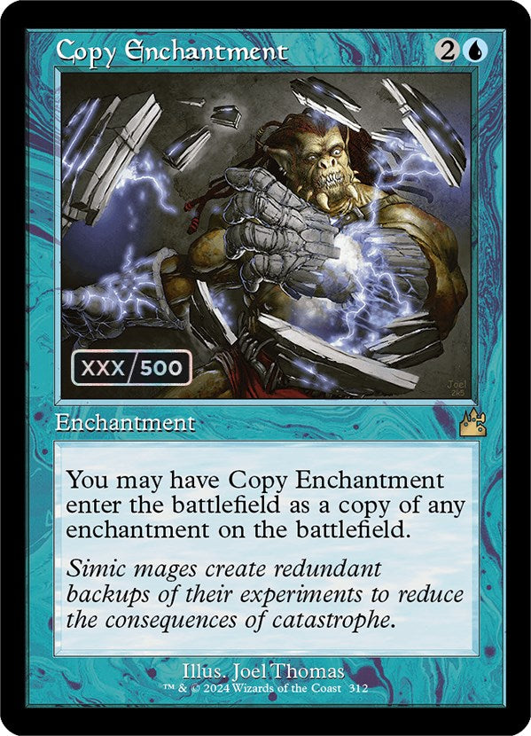 Copy Enchantment (Retro) (Serialized) [Ravnica Remastered] | Total Play