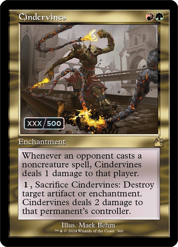 Cindervines (Retro) (Serialized) [Ravnica Remastered] | Total Play
