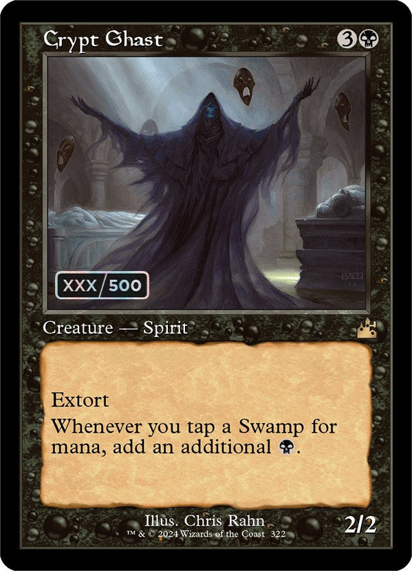 Crypt Ghast (Retro) (Serialized) [Ravnica Remastered] | Total Play