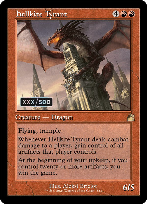 Hellkite Tyrant (Retro) (Serialized) [Ravnica Remastered] | Total Play
