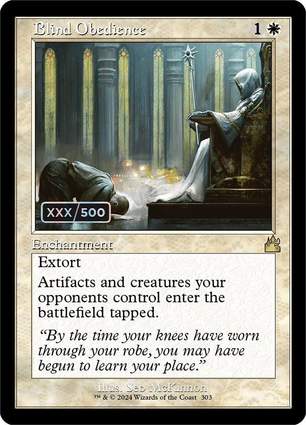 Blind Obedience (Retro) (Serialized) [Ravnica Remastered] | Total Play
