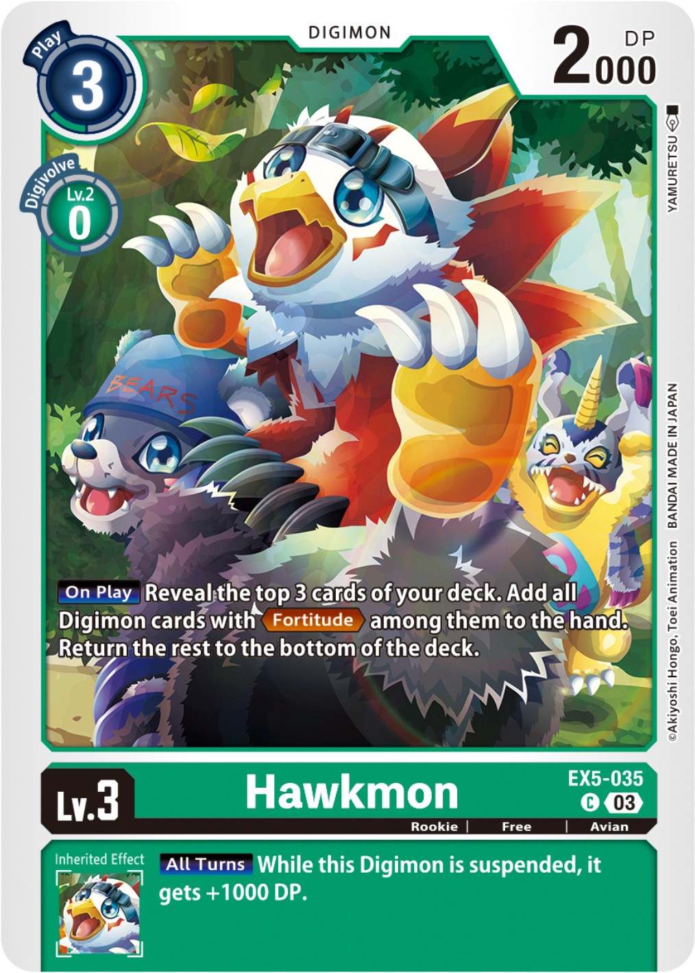 Hawkmon [EX5-035] [Animal Colosseum] | Total Play