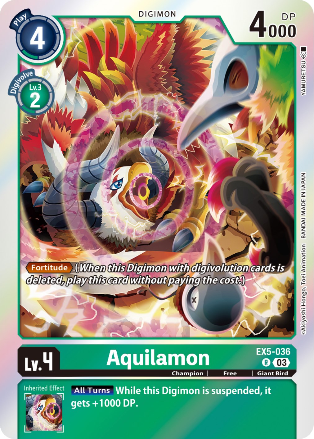 Aquilamon [EX5-036] [Animal Colosseum] | Total Play