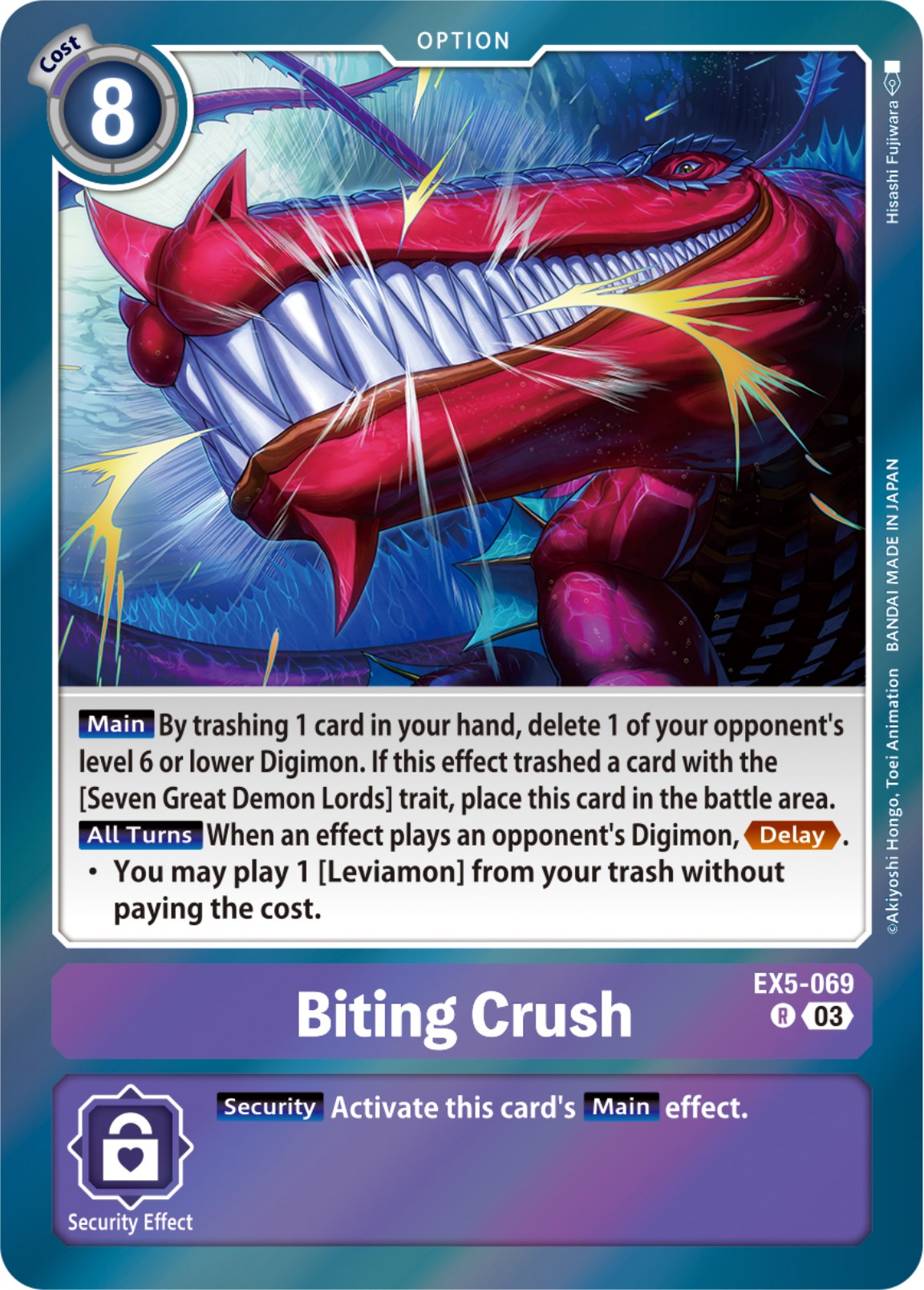 Biting Crush [EX5-069] [Animal Colosseum] | Total Play