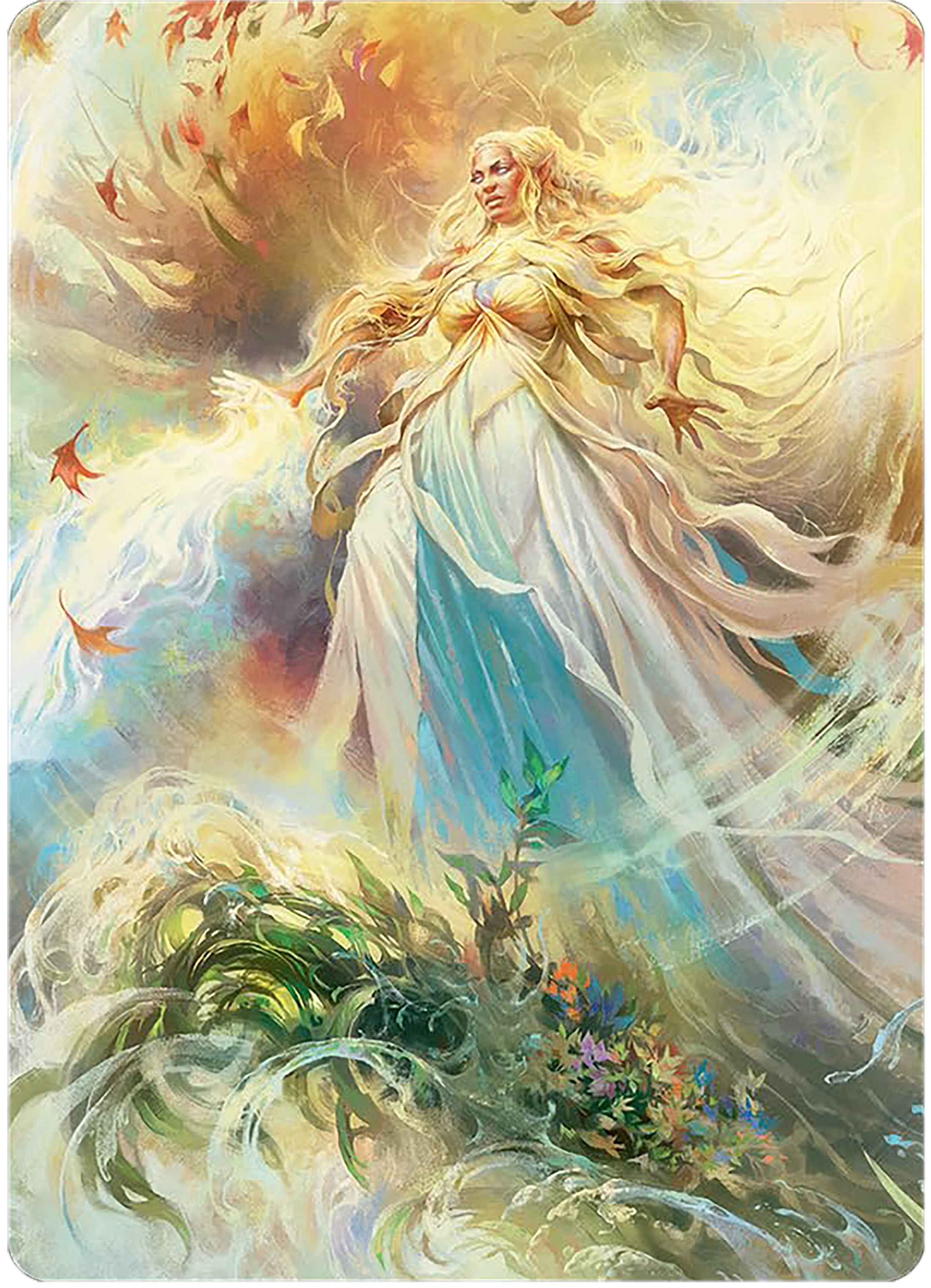 Galadriel, Light of Valinor Art Card [The Lord of the Rings: Tales of Middle-earth Art Series] | Total Play