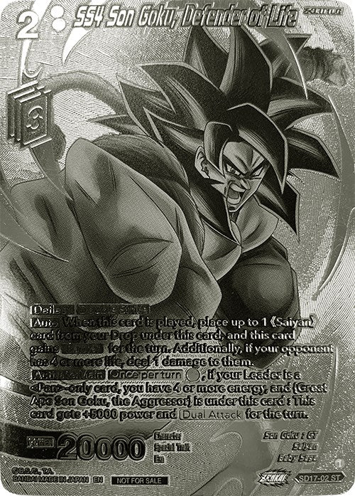 SS4 Son Goku, Defender of Life (2023 Offline Regionals Silver Print) (SD17-02) [Promotion Cards] | Total Play