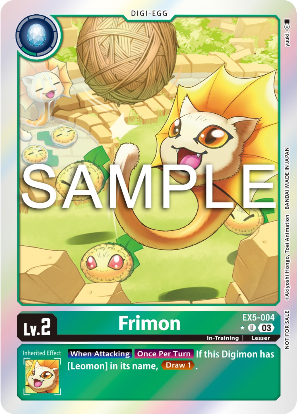 Frimon [EX5-004] (Animal Colosseum Box Promotion Pack) [Animal Colosseum] | Total Play