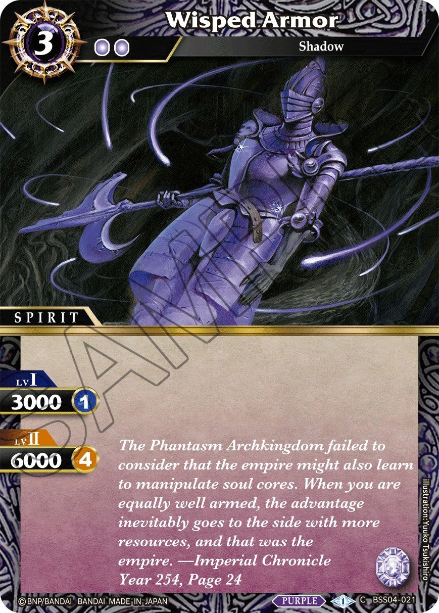 Wisped Armor (BSS04-021) [Savior of Chaos] | Total Play