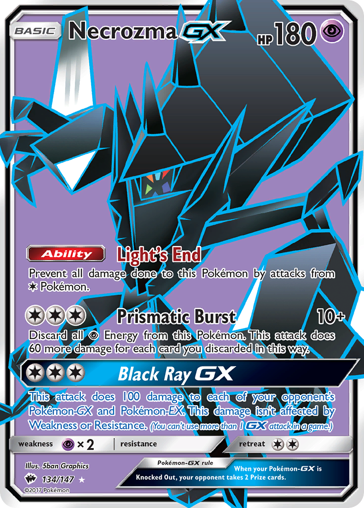 Necrozma GX (134/147) [Sun & Moon: Burning Shadows] | Total Play