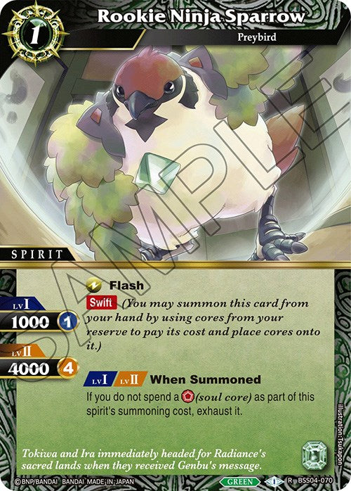 Rookie Ninja Sparrow (BSS04-070) [Savior of Chaos] | Total Play