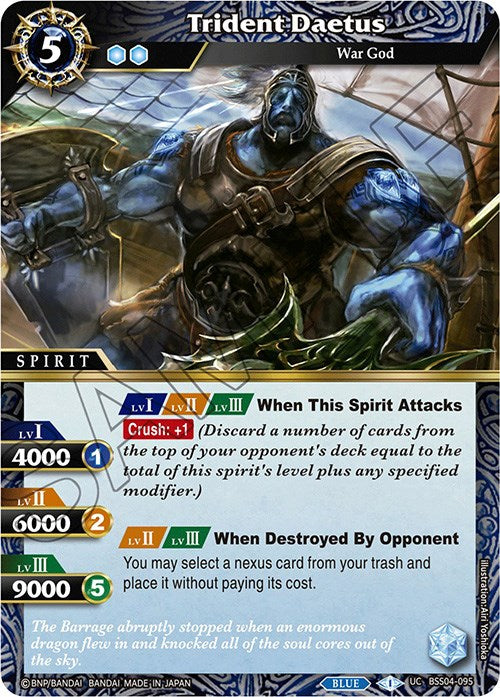Trident Daetus (BSS04-095) [Savior of Chaos] | Total Play