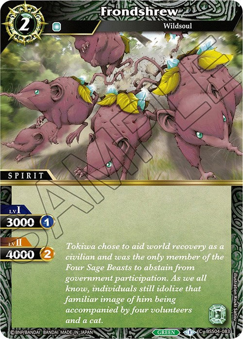 Frondshrew (BSS04-083) [Savior of Chaos] | Total Play