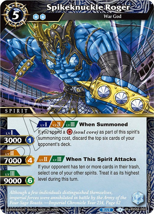 Spikeknuckle Roger (BSS04-094) [Savior of Chaos] | Total Play