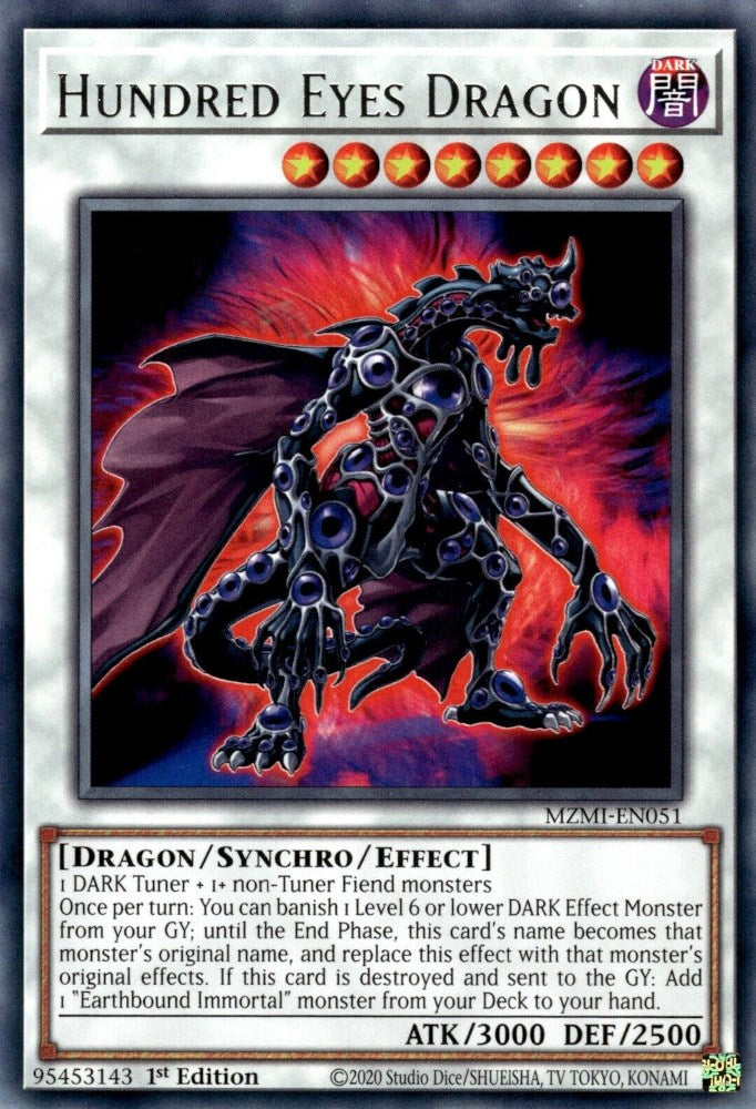 Hundred Eyes Dragon [MZMI-EN051] Rare | Total Play