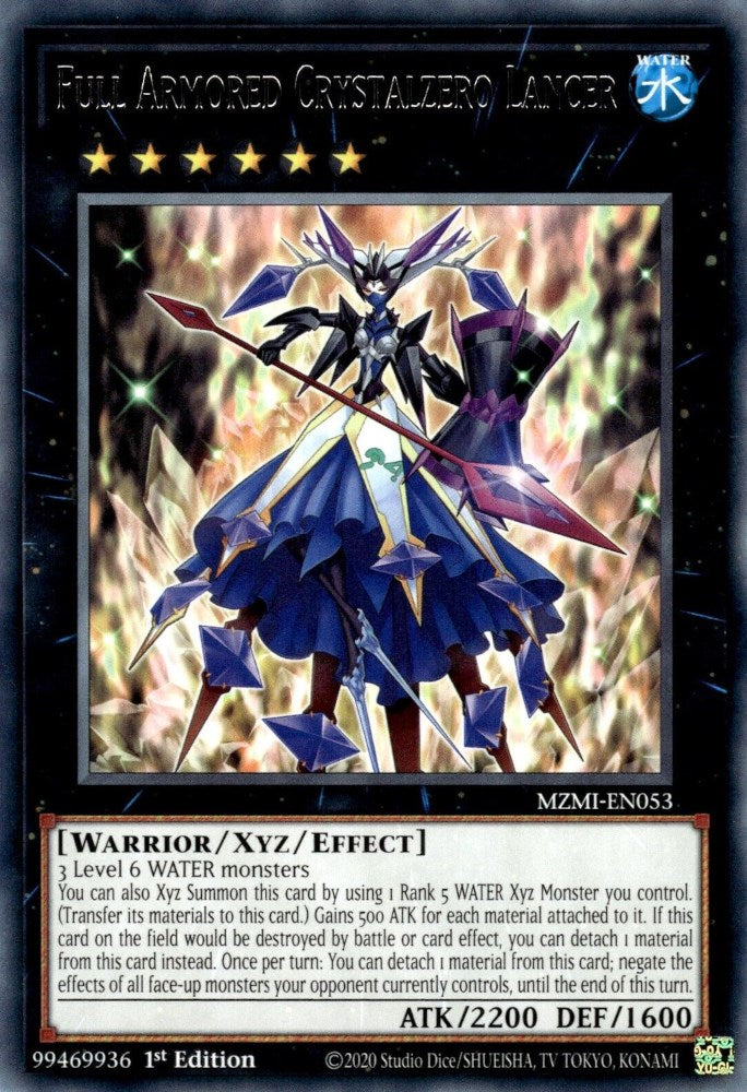 Full Armored Crystalzero Lancer [MZMI-EN053] Rare | Total Play