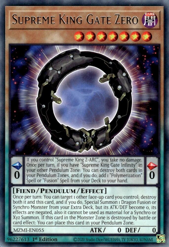 Supreme King Gate Zero [MZMI-EN055] Rare | Total Play