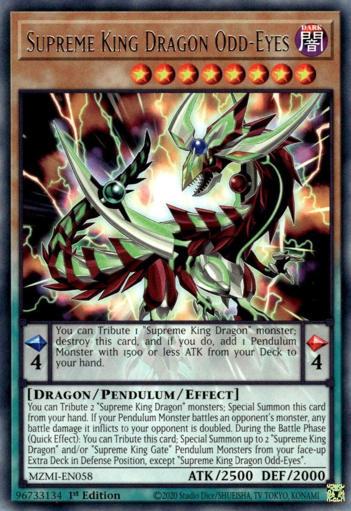 Supreme King Dragon Odd-Eyes [MZMI-EN058] Rare | Total Play