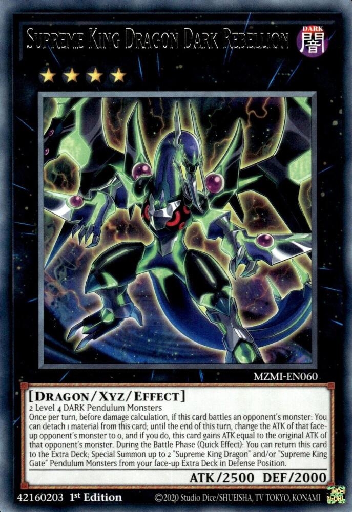 Supreme King Dragon Dark Rebellion [MZMI-EN060] Rare | Total Play