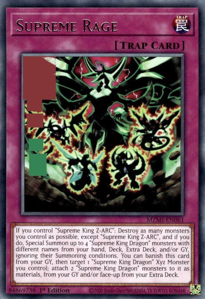 Supreme Rage [MZMI-EN061] Rare | Total Play