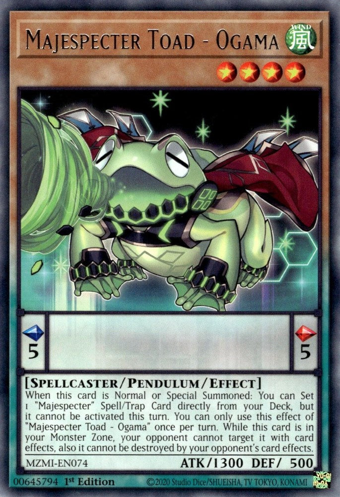 Majespecter Toad - Ogama [MZMI-EN074] Rare | Total Play