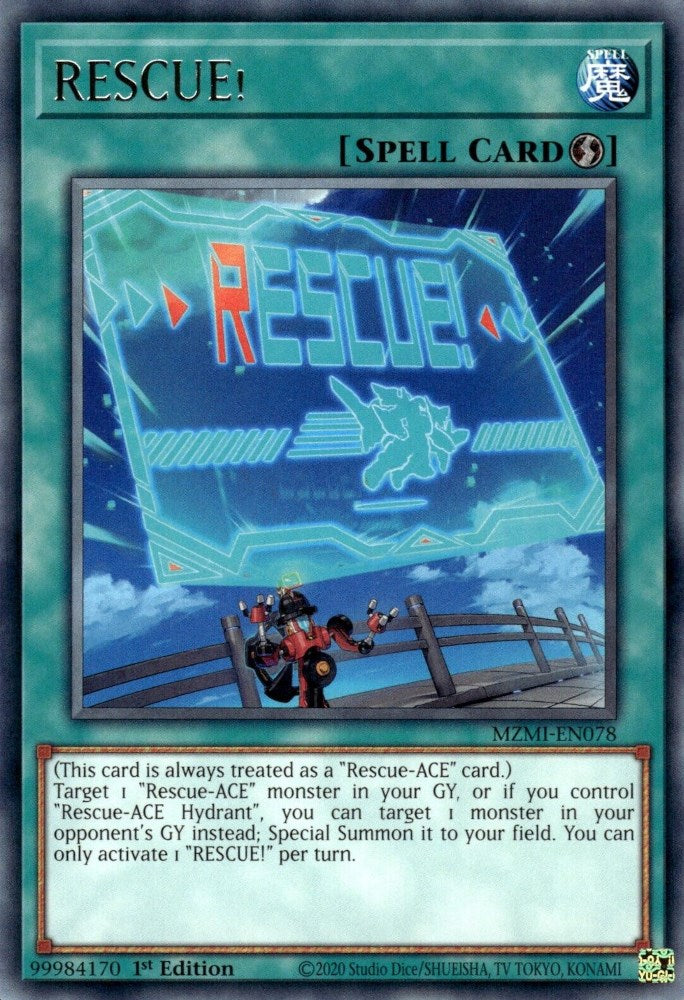 RESCUE! [MZMI-EN078] Rare | Total Play