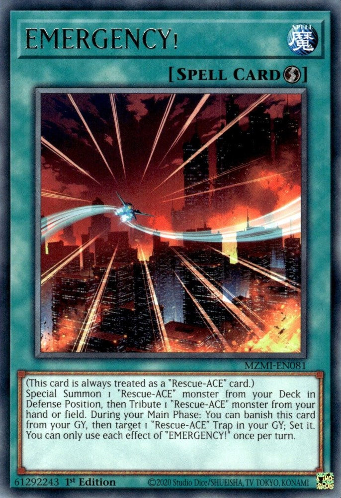 EMERGENCY! [MZMI-EN081] Rare | Total Play