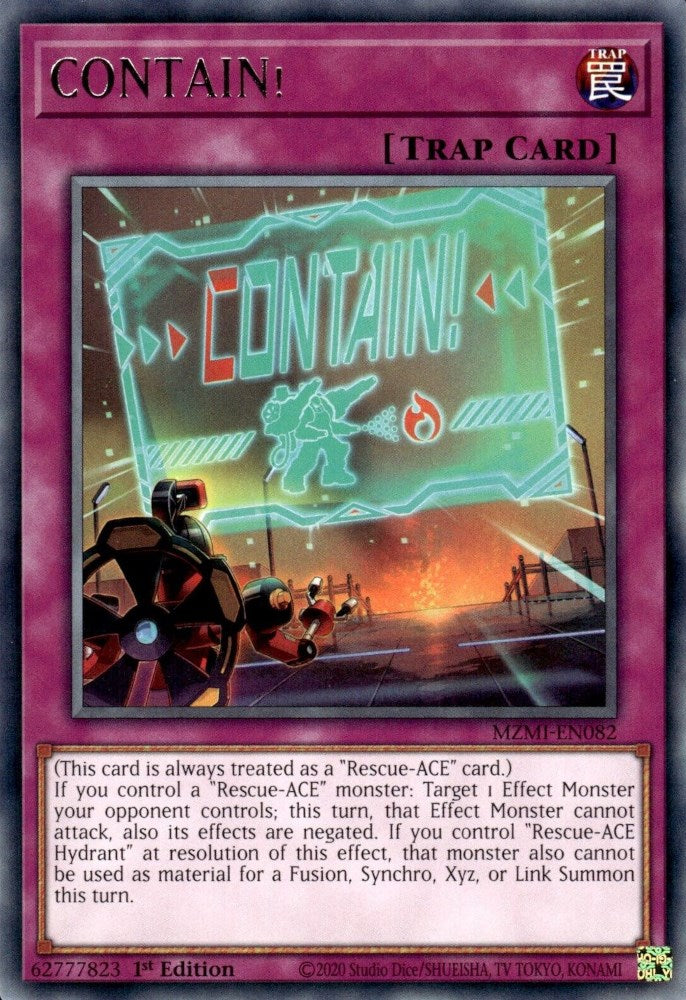 CONTAIN! [MZMI-EN082] Rare | Total Play