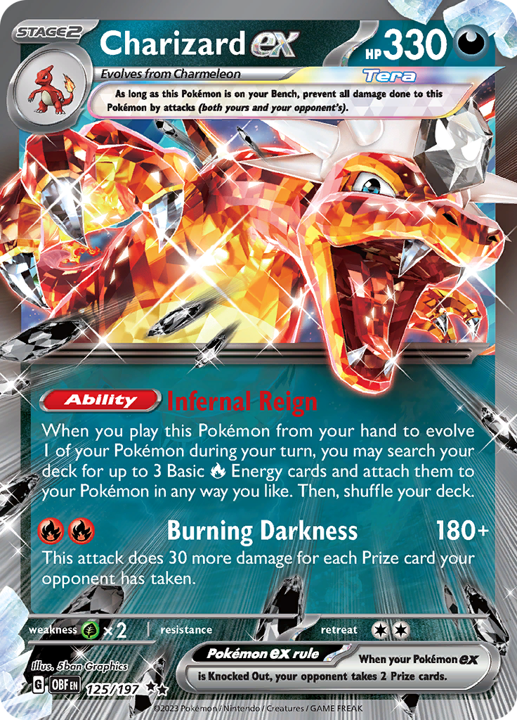 Charizard ex (125/197) [Scarlet & Violet: Obsidian Flames] | Total Play