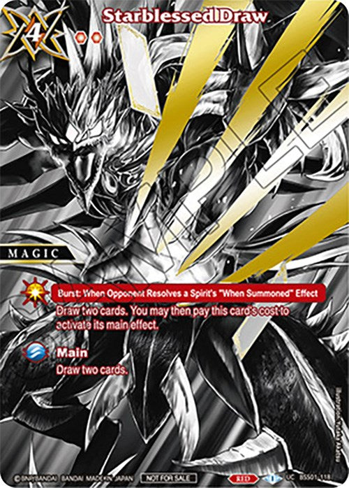 Starblessed Draw (World Championship Promotion Pack 2023) (BSS01-118) [Battle Spirits Saga Promo Cards] | Total Play