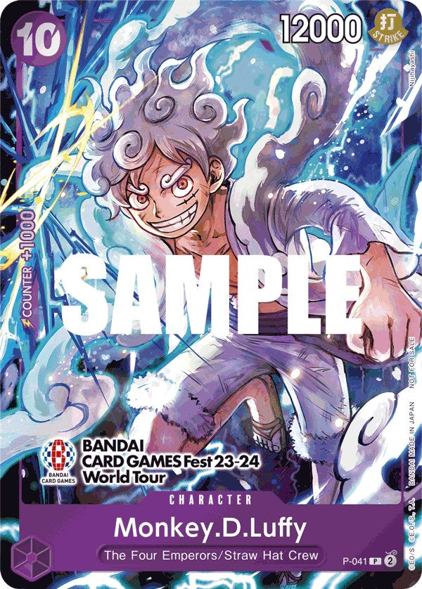 Monkey.D.Luffy (BANDAI CARD GAMES Fest 23-24 World Tour) [One Piece Promotion Cards] | Total Play