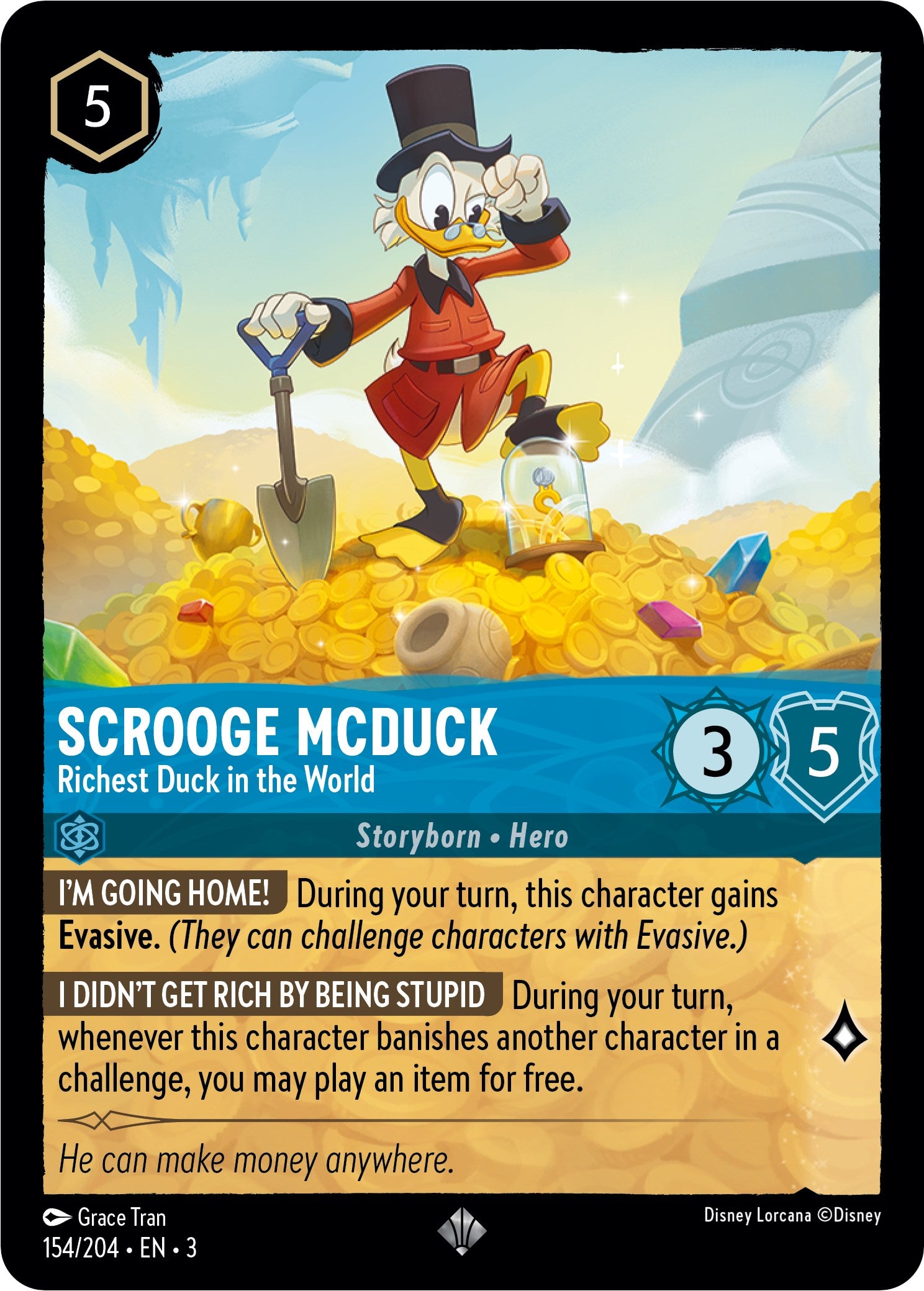 Scrooge McDuck - Richest Duck in the World (154/204) [Into the Inklands] | Total Play