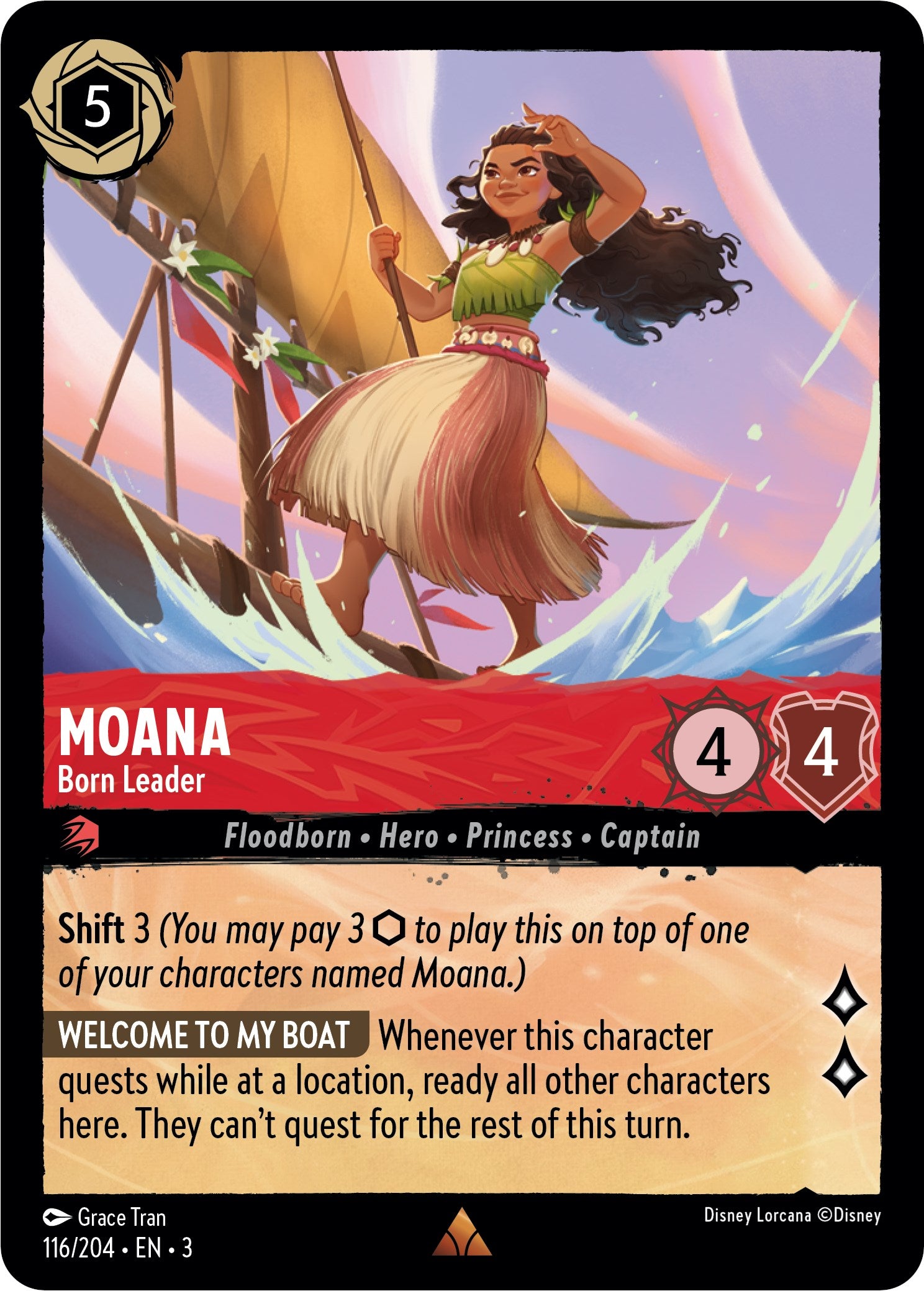 Moana - Born Leader (116/204) [Into the Inklands] | Total Play