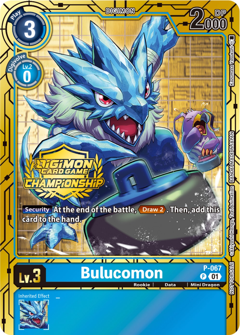 Bulucomon [P-067] (Championship 2023 Gold Card Set) [Promotional Cards] | Total Play