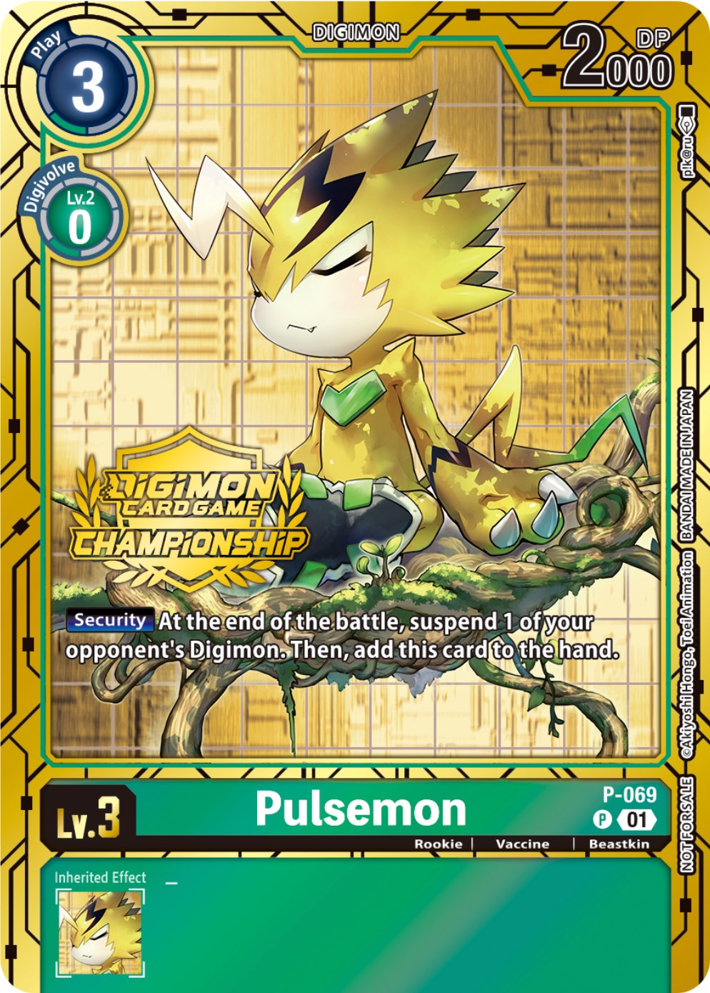 Pulsemon [P-069] (Championship 2023 Gold Card Set) [Promotional Cards] | Total Play