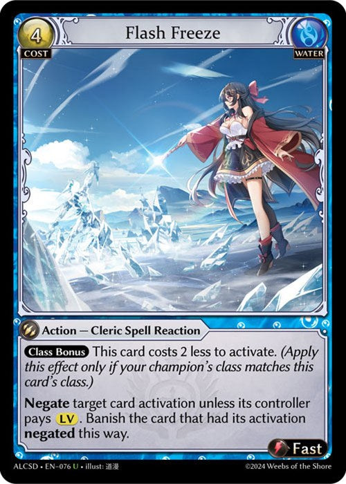 Flash Freeze (76) [Alchemical Revolution: Starter Decks] | Total Play