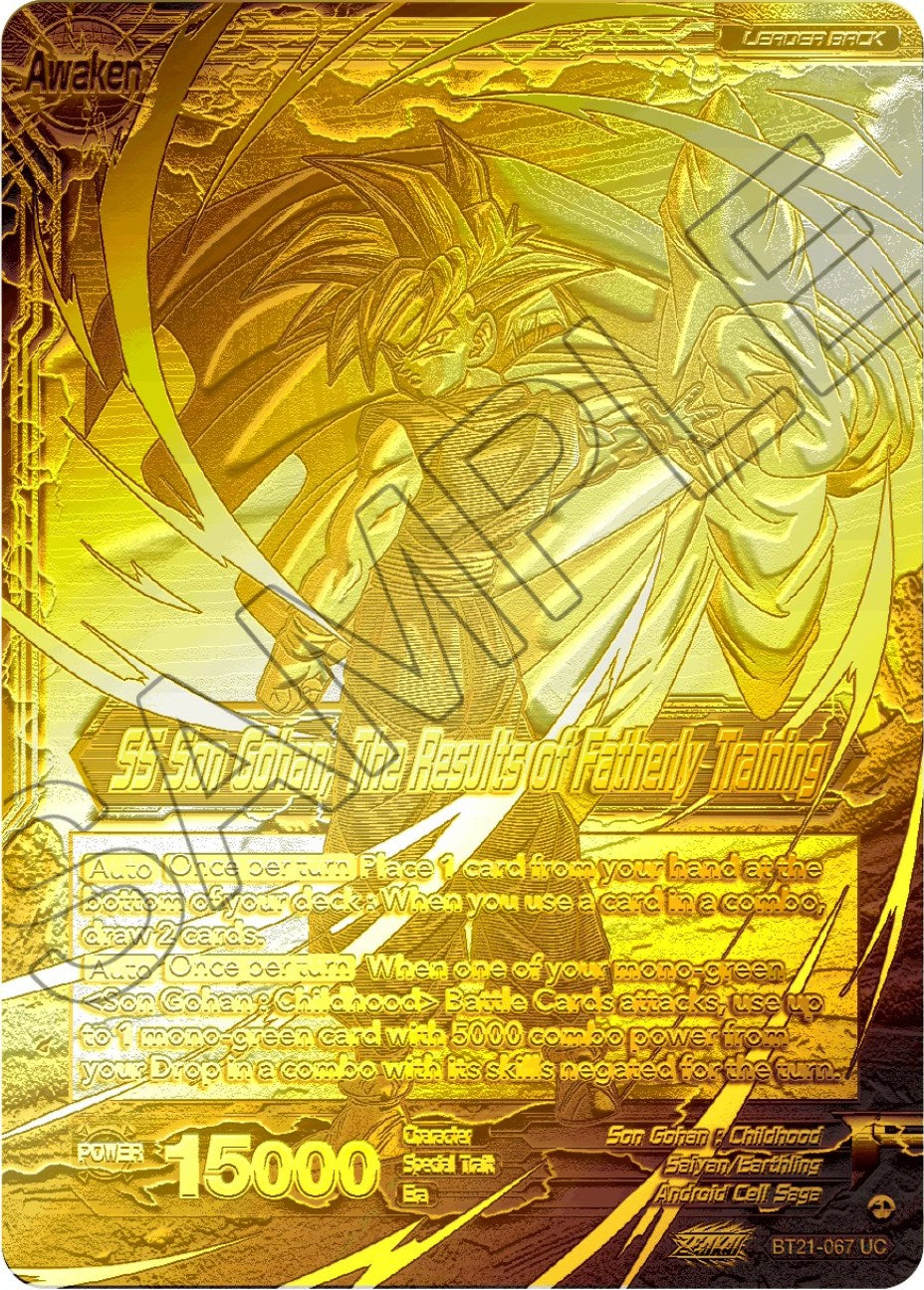 Son Gohan // SS Son Gohan, The Results of Fatherly Training (2023 Championship Finals) (Gold Metal Foil) (BT21-067) [Tournament Promotion Cards] | Total Play