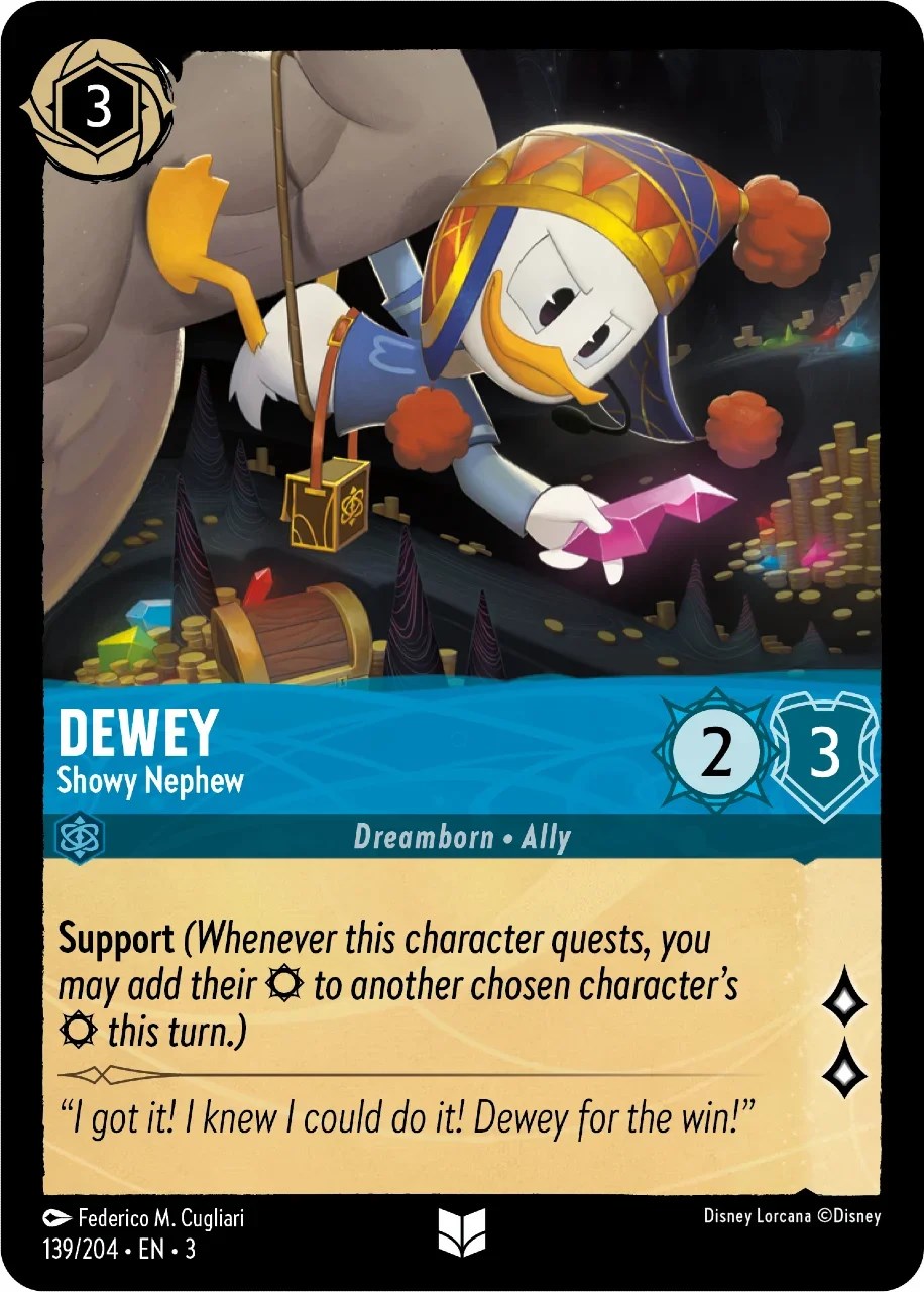 Dewey - Showy Nephew (139/204) [Into the Inklands] | Total Play
