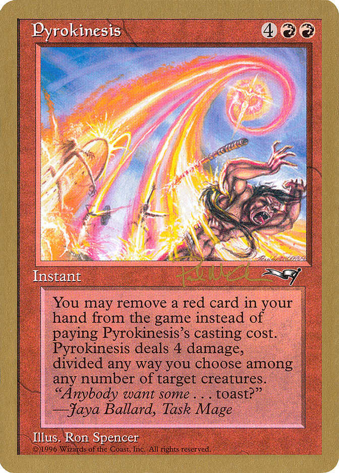 Pyrokinesis (Paul McCabe) [World Championship Decks 1997] | Total Play