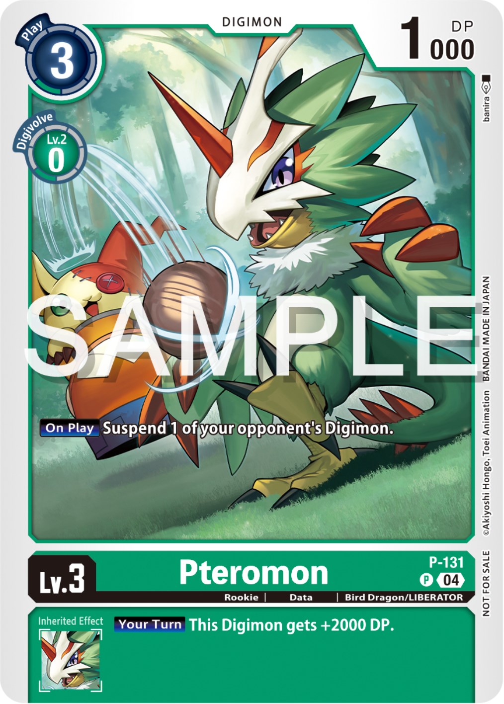 Pteromon [P-131] (Digimon Liberator Promotion Pack) [Promotional Cards] | Total Play