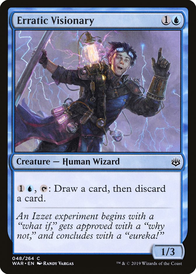 Erratic Visionary [War of the Spark] | Total Play