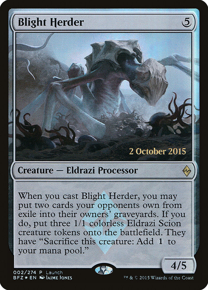 Blight Herder (Launch) [Battle for Zendikar Promos] | Total Play