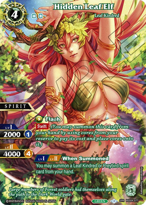 Hidden Leaf Elf (SPR) (BSS04-077) [Savior of Chaos] | Total Play