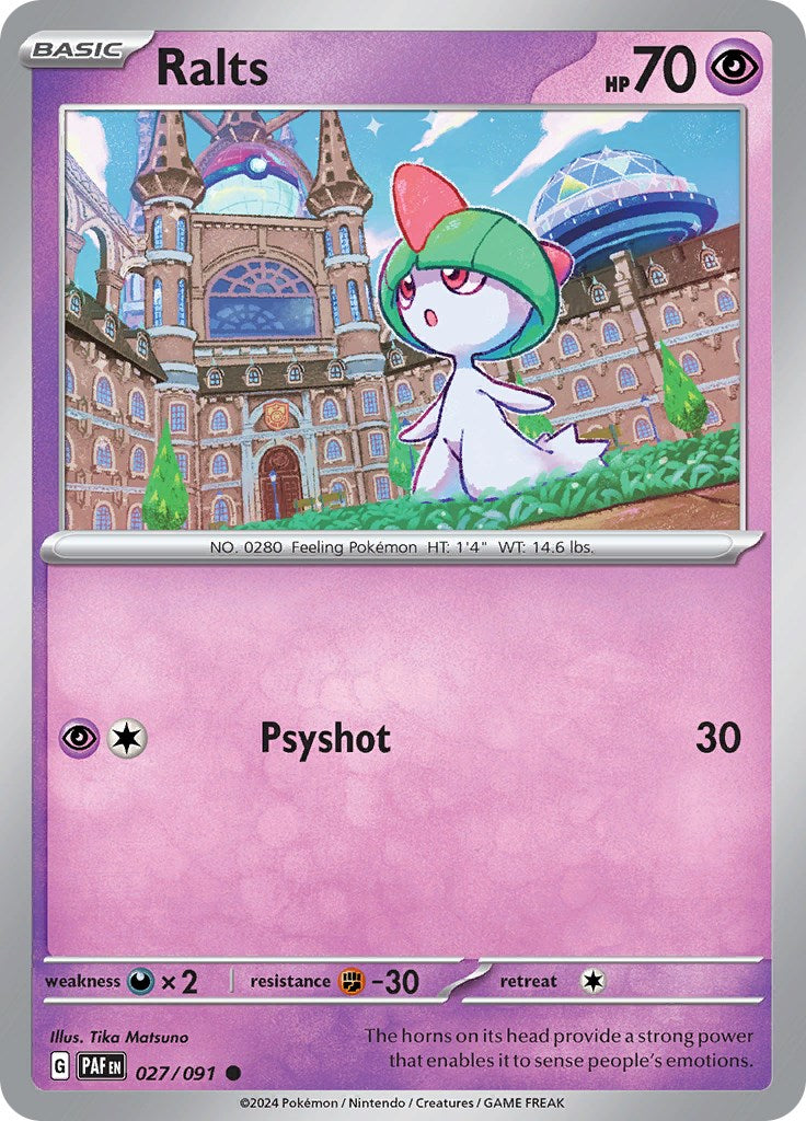 Ralts (027/091) [Scarlet & Violet: Paldean Fates] | Total Play