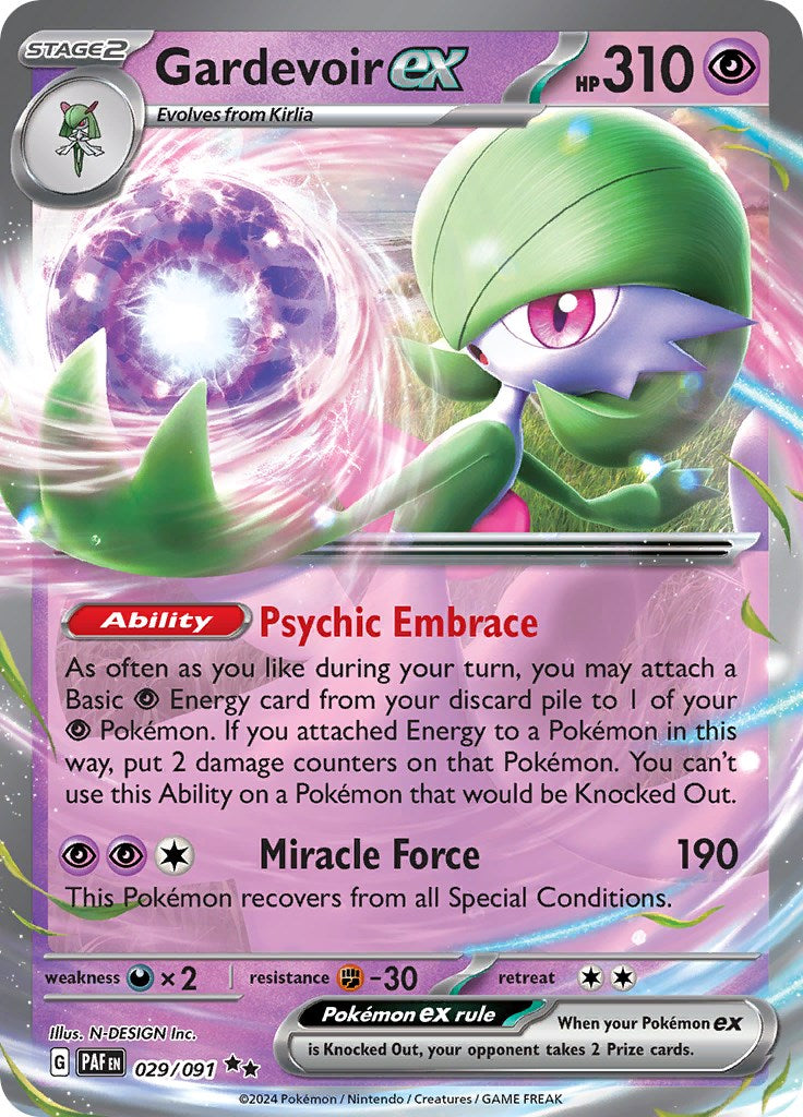 Gardevoir ex (029/091) [Scarlet & Violet: Paldean Fates] | Total Play