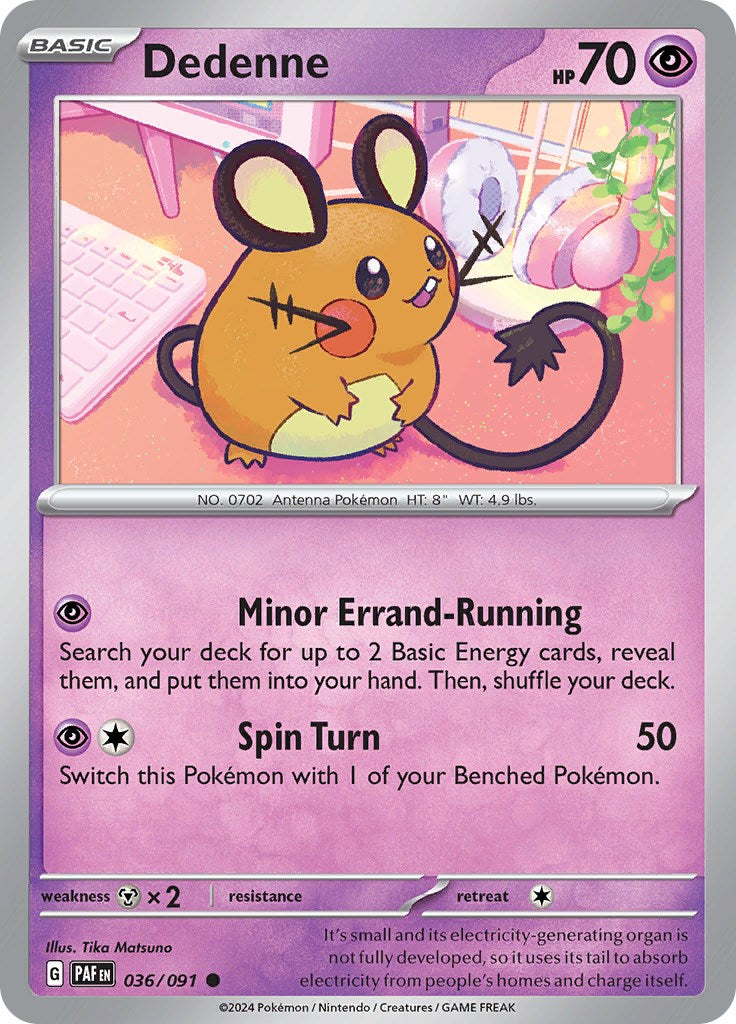 Dedenne (036/091) [Scarlet & Violet: Paldean Fates] | Total Play