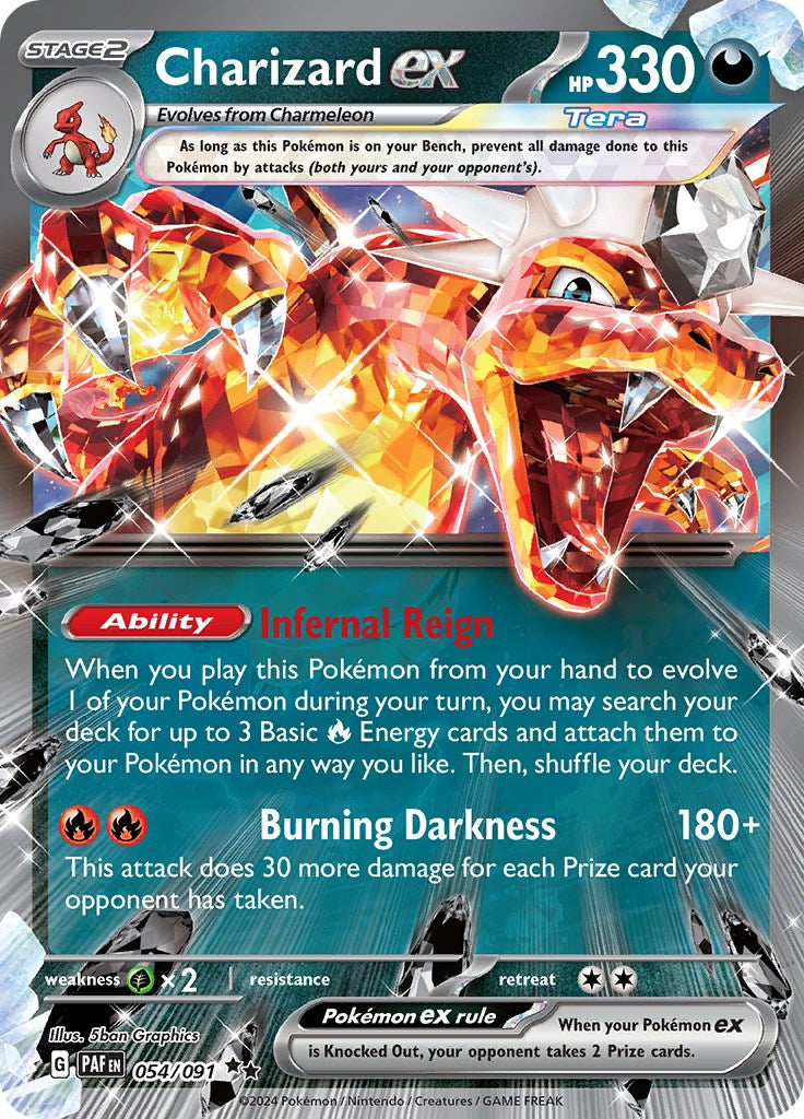 Charizard ex (054/091) [Scarlet & Violet: Paldean Fates] | Total Play