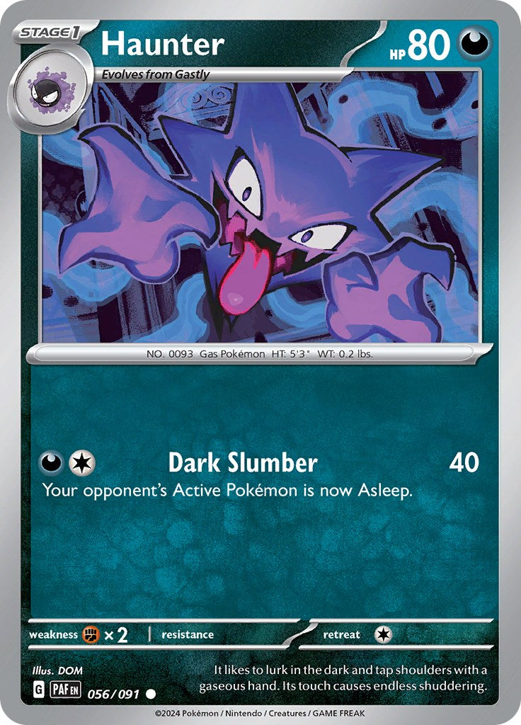 Haunter (056/091) [Scarlet & Violet: Paldean Fates] | Total Play