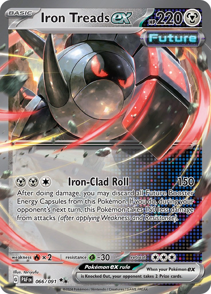 Iron Treads ex (066/091) [Scarlet & Violet: Paldean Fates] | Total Play