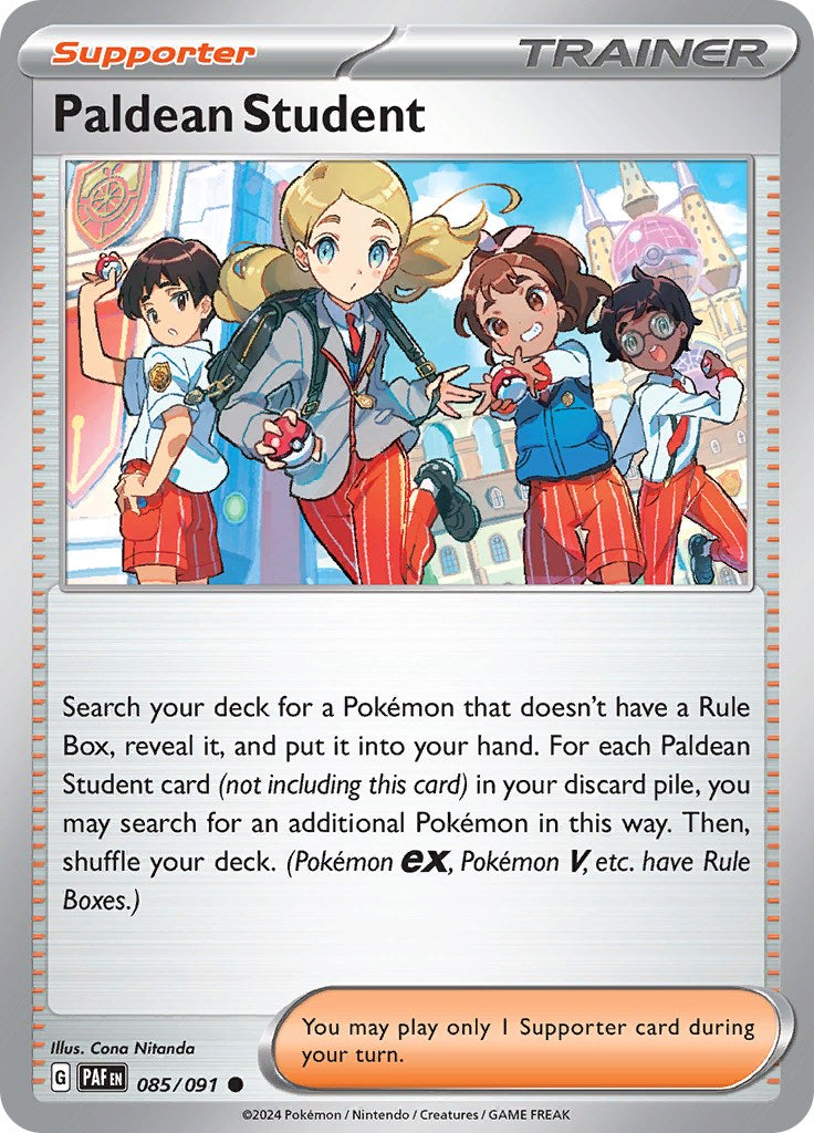 Paldean Student (085/091) [Scarlet & Violet: Paldean Fates] | Total Play