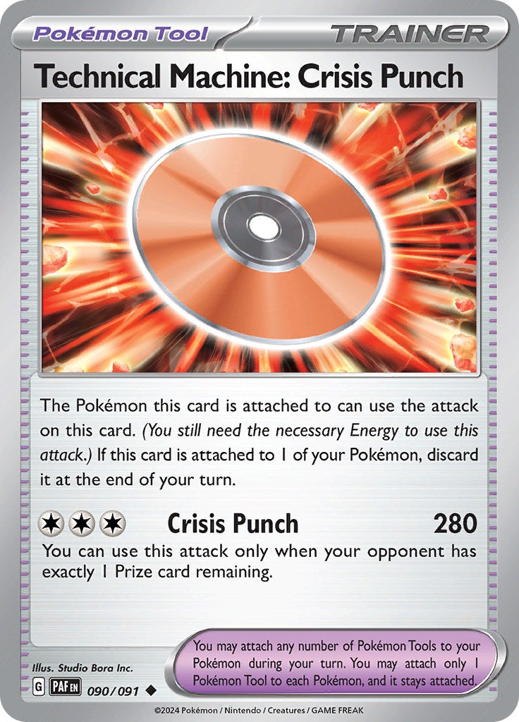 Technical Machine: Crisis Punch (090/091) [Scarlet & Violet: Paldean Fates] | Total Play